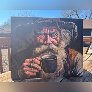 The Wanderers Warmth Oil Painting 20x24 On Canvas